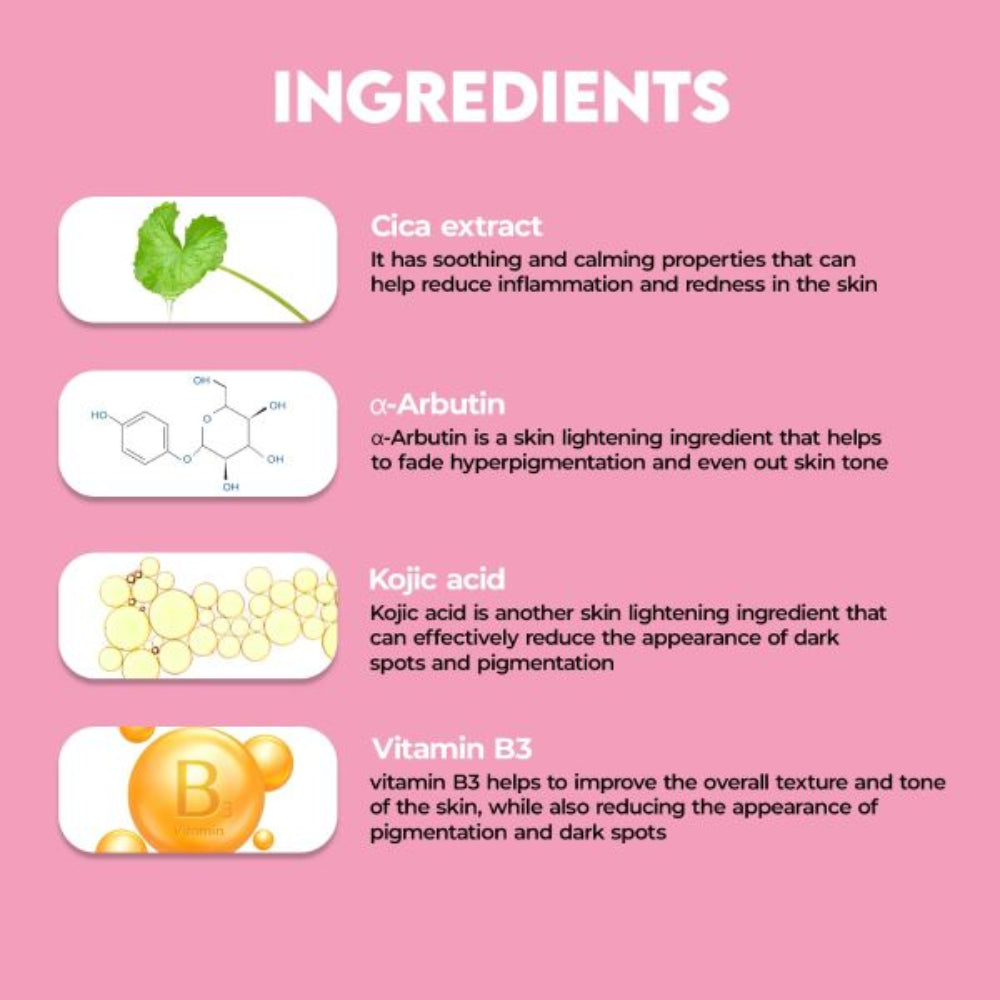 Jovees 2% Alpha Arbutin Pigmentation Cure Serum With 1% Kojic Acid