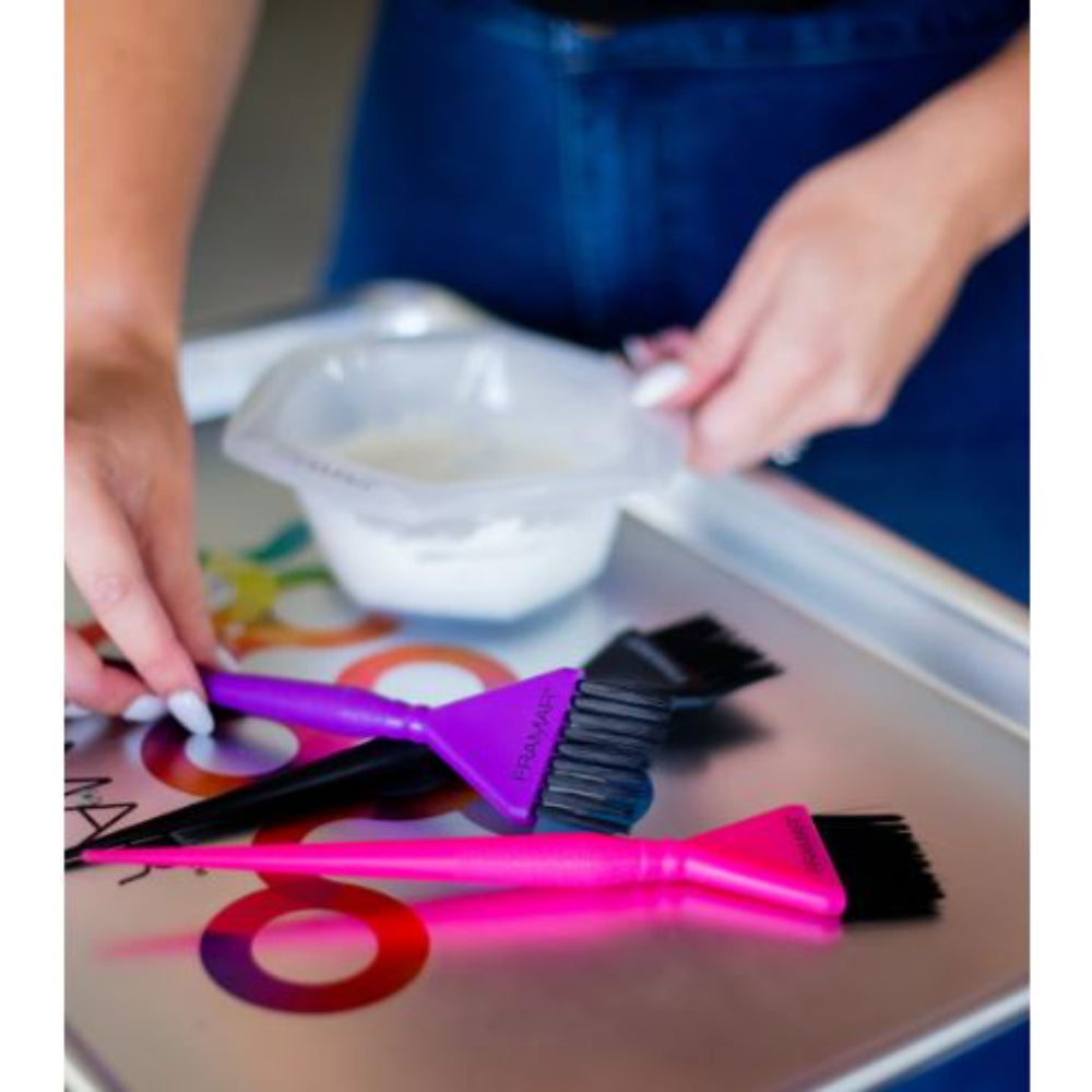 Framar - Triple Threat Set of 3 color brushes - black, pink, and purple