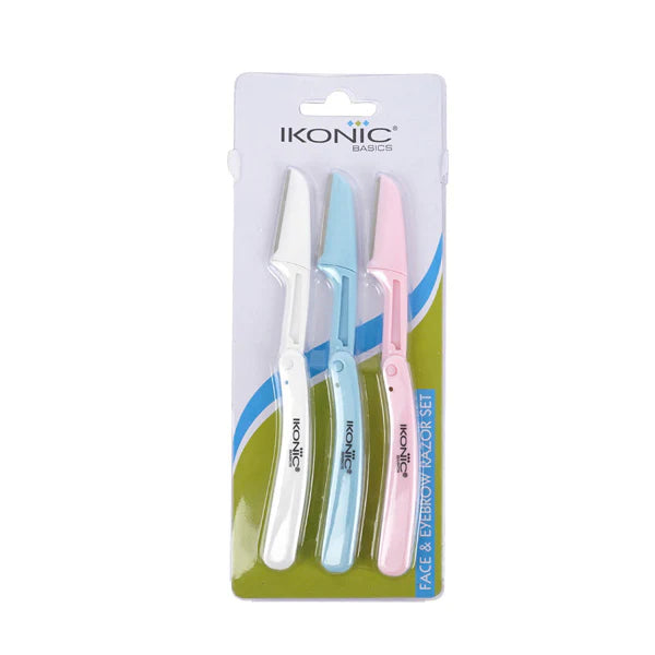 Ikonic Basics Face & Eyebrow Razor Set  IKB-264-1C