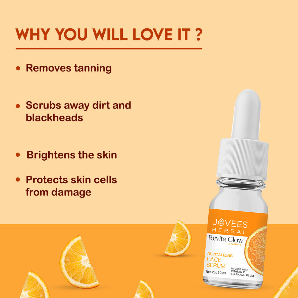 Jovees Revita Glow Vitamin C Face Serum With Vitamin C & Kakadu Plum