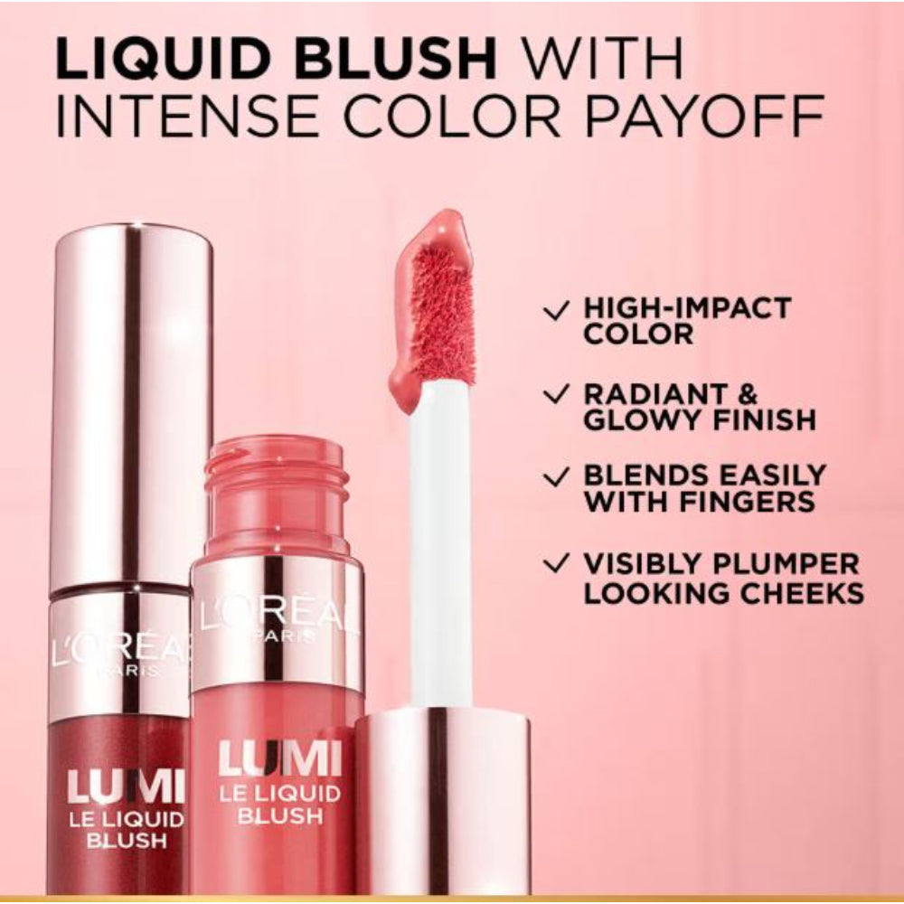 L'Oreal Paris Lumi Le Liquid Blush, Radiant & Glowy Finish (10ml)