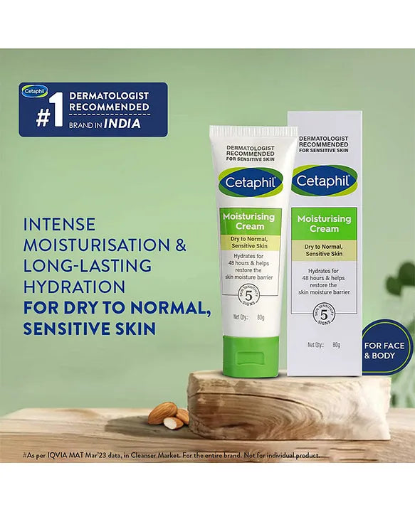 Cetaphil Moisturizing Cream – Intense Hydration with HELO System for Soft, Healthy Skin