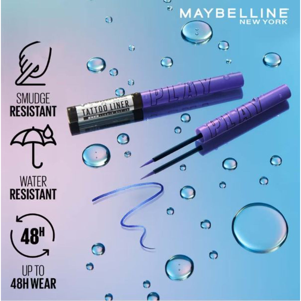 Maybelline New York Tattoo Play Burgundy Liquid Eyeliner (2.1ml)