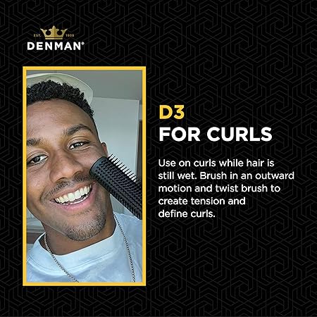 Denman Monsieur Brush, D3M - 7 Row