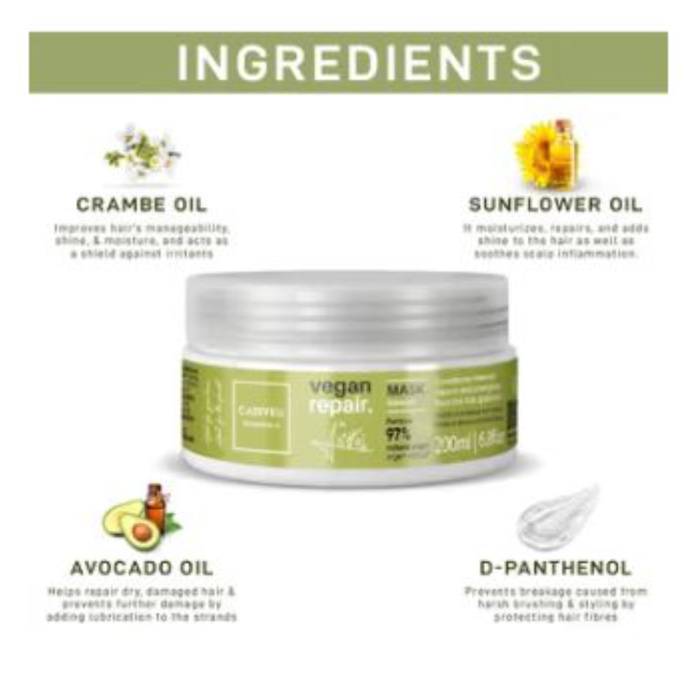 Cadiveu - Vegan Hair Mask For Damaged Hair (200ml)