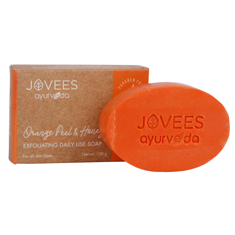 Jovees Orange Peel & Honey Exfoliating Daily Use Soap