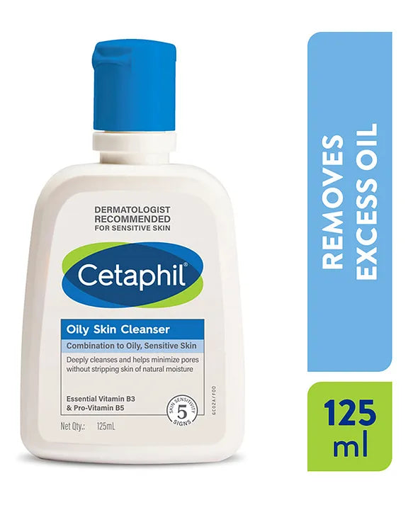 Cetaphil Oily Skin Cleanser – Deep Pore Cleansing for Oily & Acne-Prone Skin