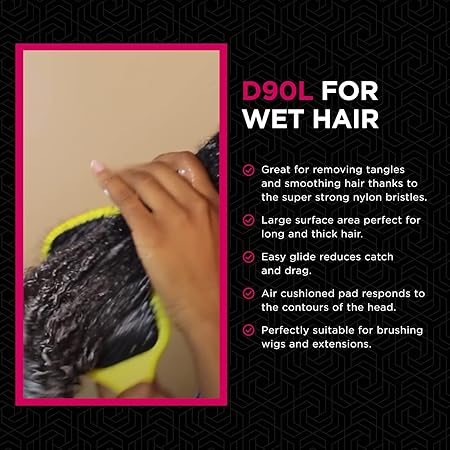 Denman D90L, Tangle Tamer Ultra Violet