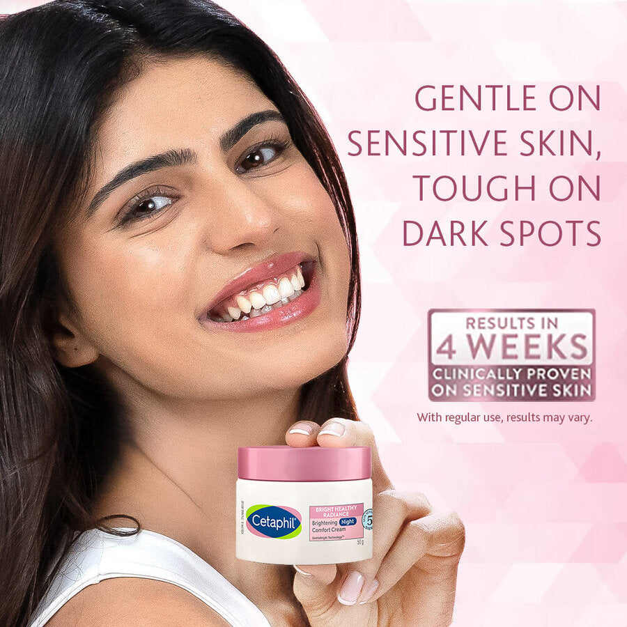 Cetaphil Brightening Night Comfort Cream – Dark Spot Reducing & Hydrating Overnight Care