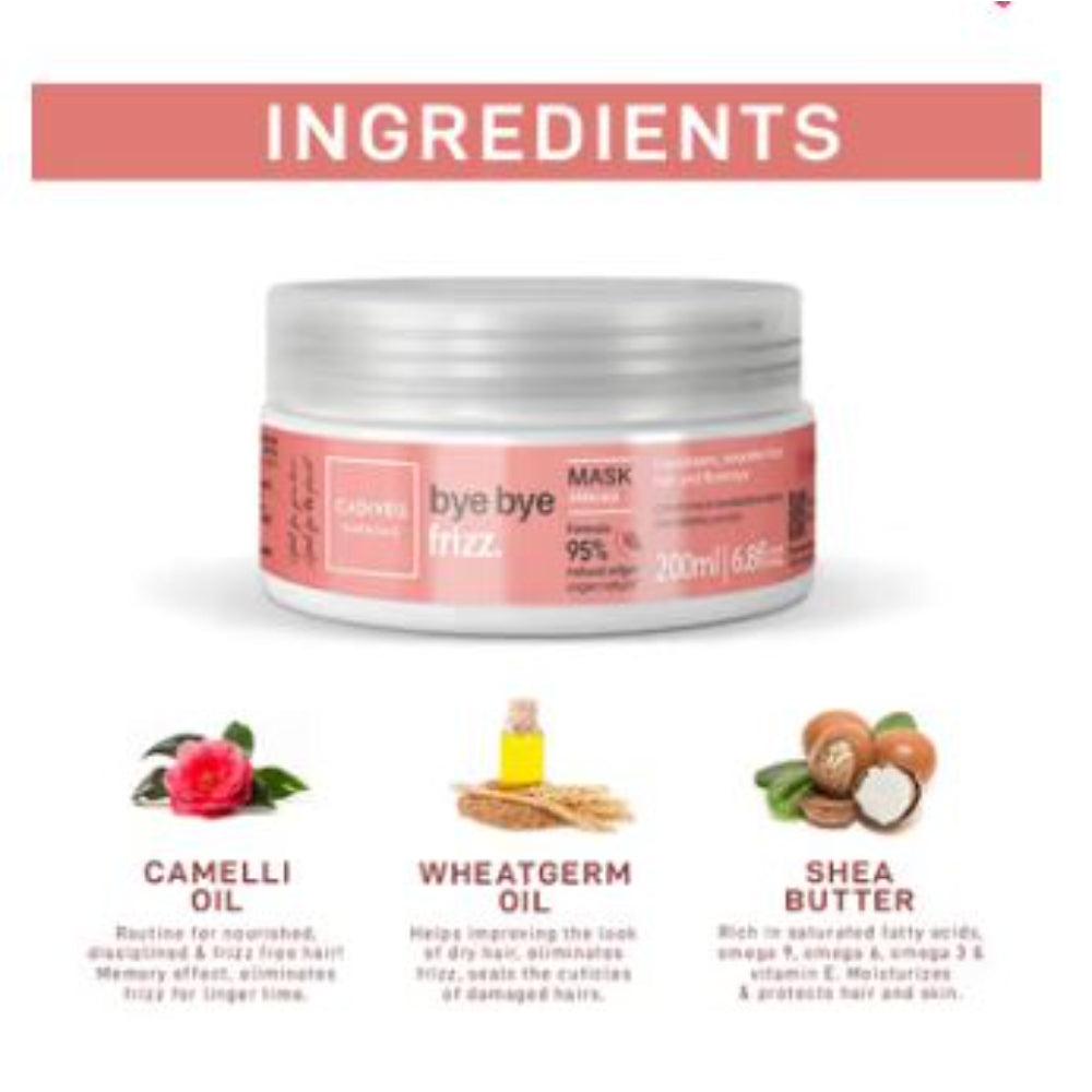 Cadiveu - Bye Bye Frizz Mask For 72 Hours Frizz Free Hair (200ml)