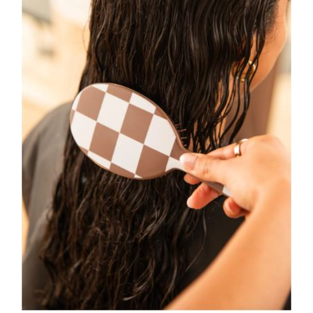 Framar - Checked Out Chocolate - Detangle Brush