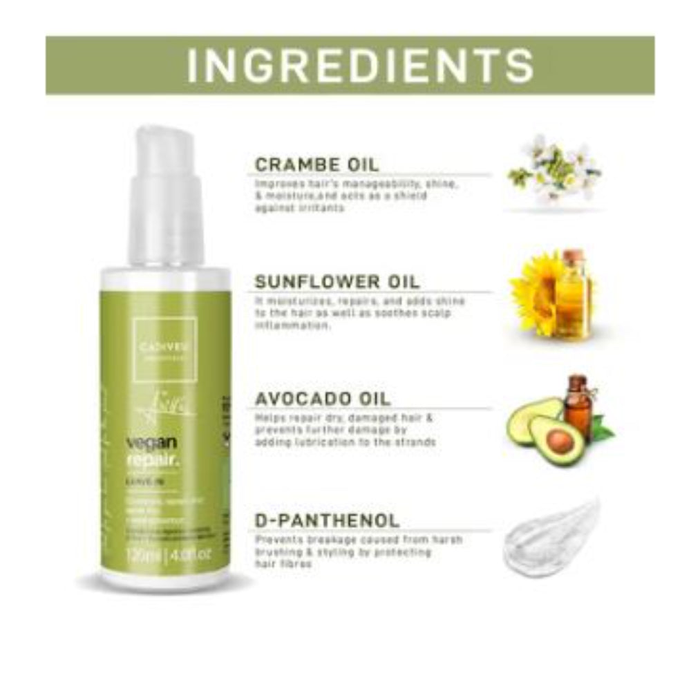 Cadiveu - Vegan Repair Leave In Hair Mask For Damaged Hair (120ml)