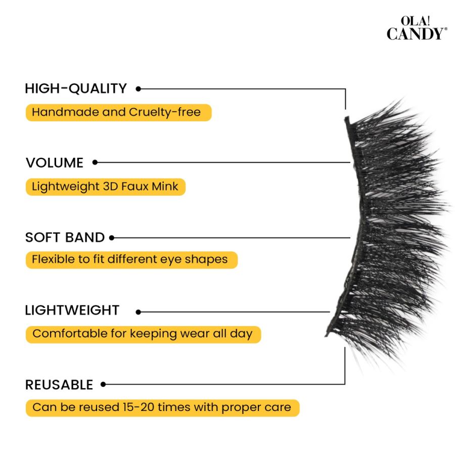 Ola Candy 3D Faux Mink 401