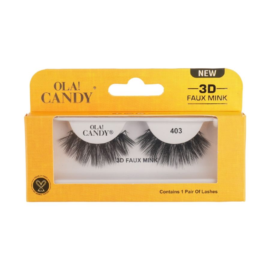 Ola Candy 3D Faux Mink 403 Eye Lashes (1 Pair)
