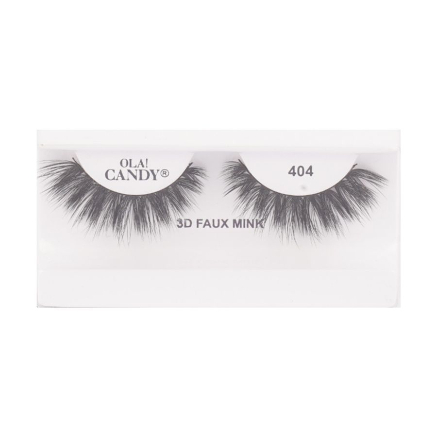 Ola Candy 3D Faux Mink 404 False Eye Lashes (1 Pair)