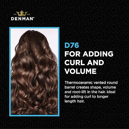 Denman Large Hot Curl, D 76 - 48mm