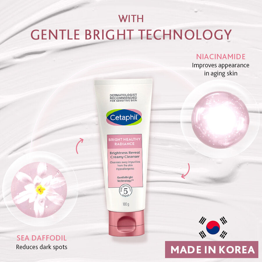 Cetaphil Brightness Reveal Creamy Cleanser – Radiant & Soft Skin