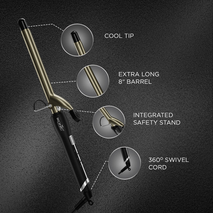 Ikonic Professional Curling Tong Hair Curler