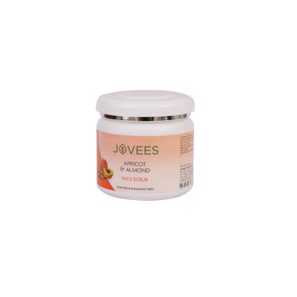 Jovees Apricot & Almond Face Scrub Infused With Wheatgerm Oil