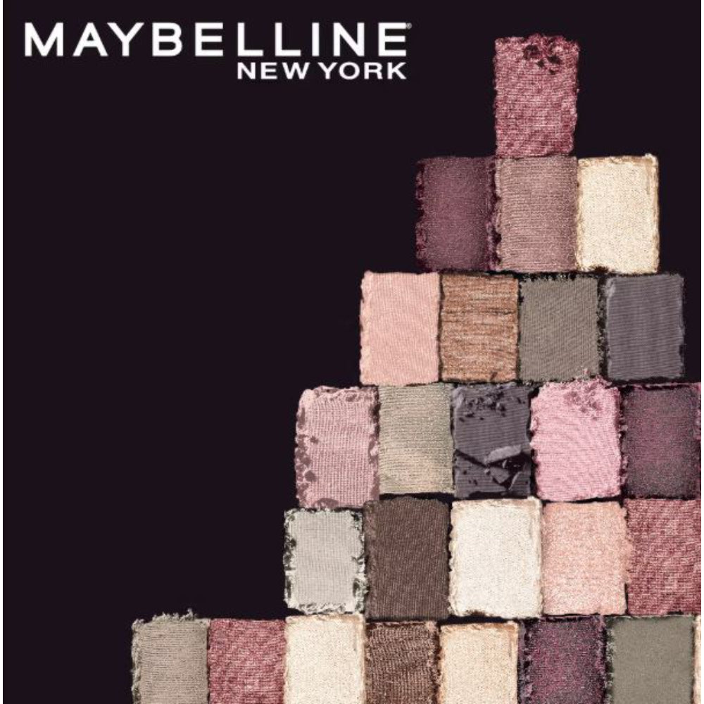 Maybelline New York The Blushed Nudes Eyeshadow Palette, 12 Highly Blendable Shades (9g)