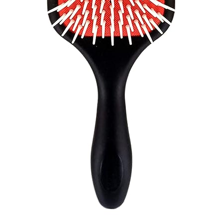 Denman Power Paddle Brush, Black & Red D38