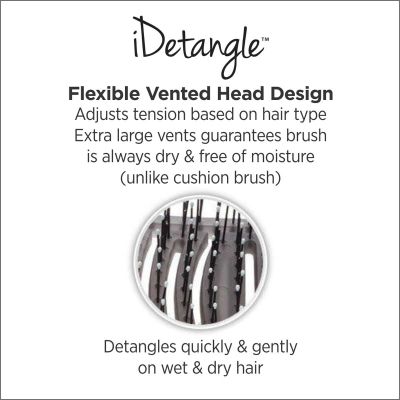 Olivia Garden iDetangle Fine Hair Brush-717-IDFH (1 Unit)