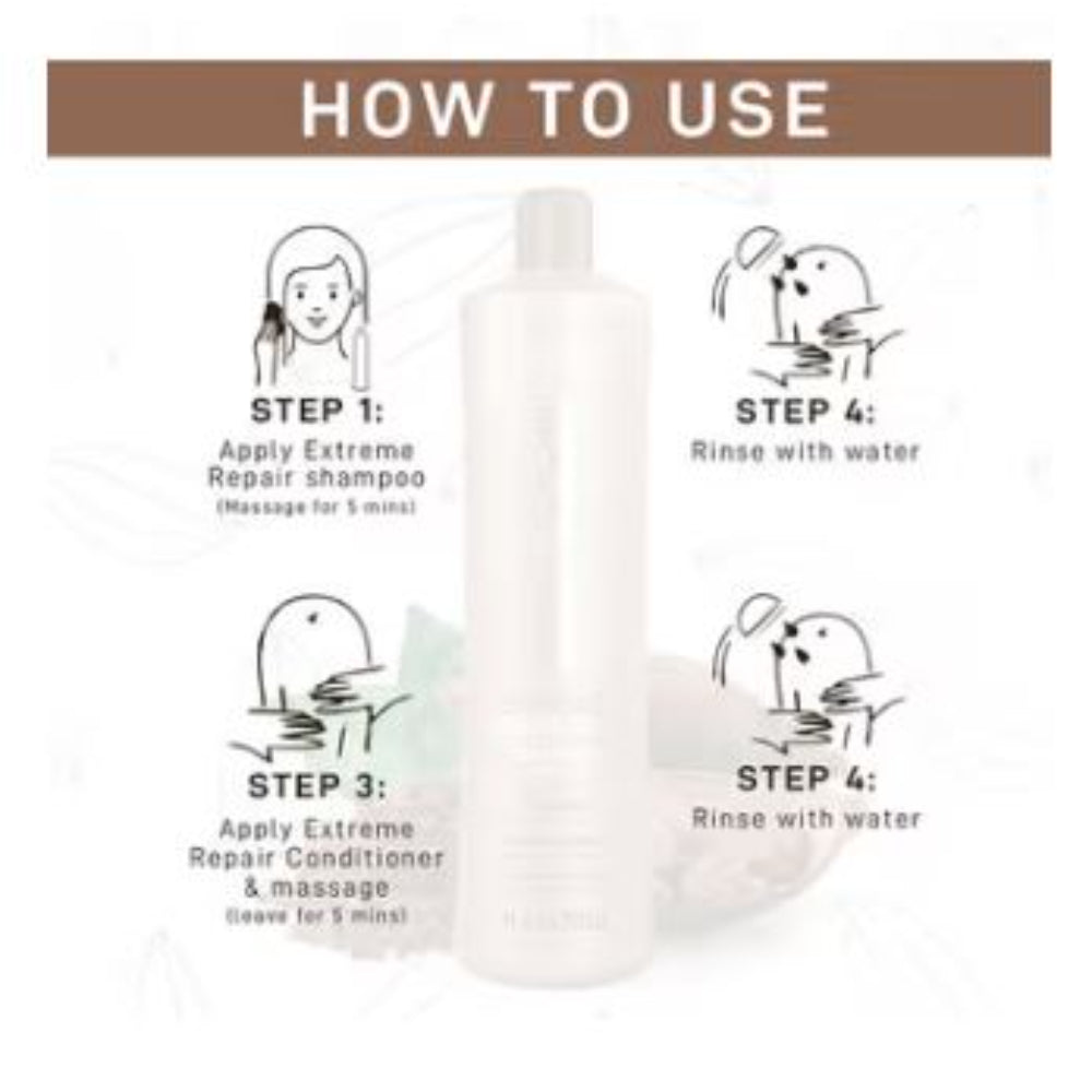 Cadiveu - Brasil Cacau Extreme Repair Conditioner For Damaged Hair (1000ml)