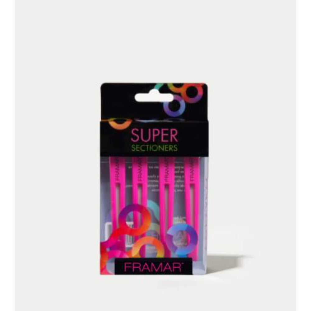 Framar - Super Sectioner Clips - Pink Pack of 4