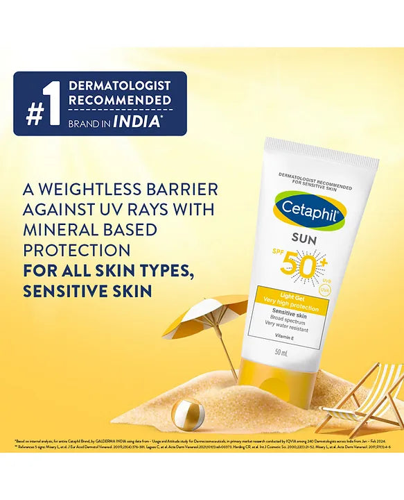 Cetaphil Advanced Sun Protection for Sensitive & Allergy-Prone Skin – UVB, UVA & IR Defense