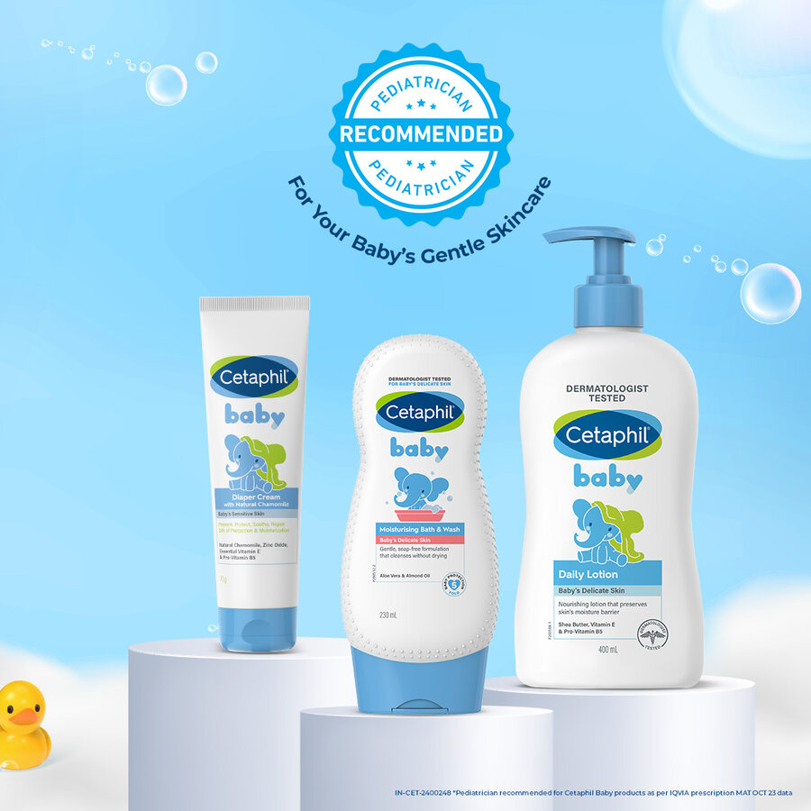 Cetaphil Baby Moisturizing Bath & Wash – Gentle Care for Newborn Skin