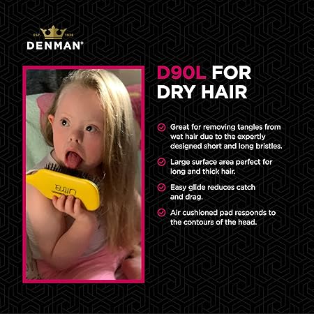 Denman D90L Tangle Tamer Ultra Brush - Pink