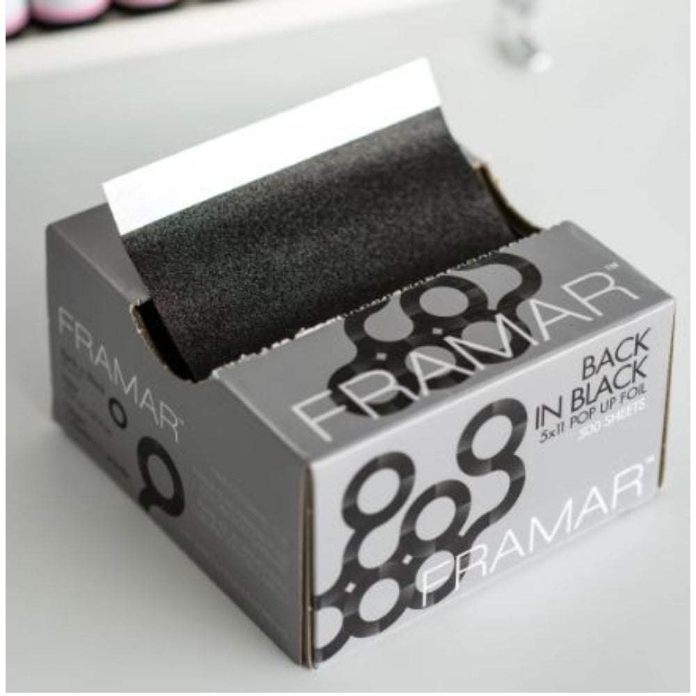 Framar - Black - Pop Up 500 sheets - 5x11" - pre-cut