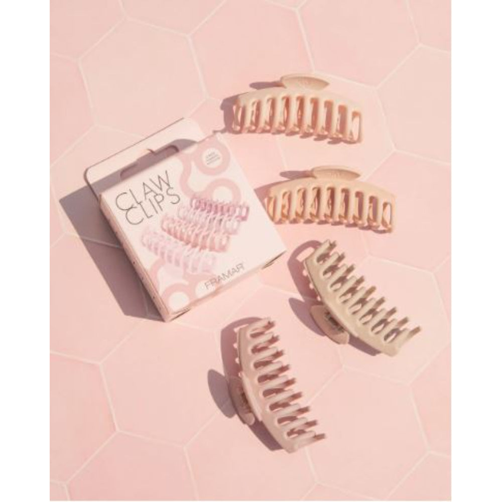 Framar - Claw Clips - Blush Pack of 4