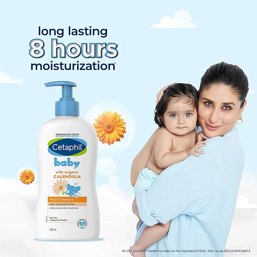 Cetaphil Baby Wash & Shampoo with Organic Calendula