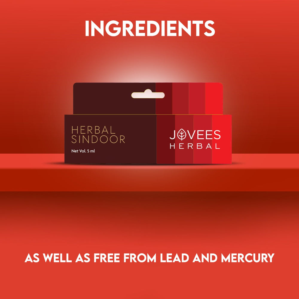Jovees Sindoor Maroon | Rich Color | Quick Drying, Long Lasting - 5 ml