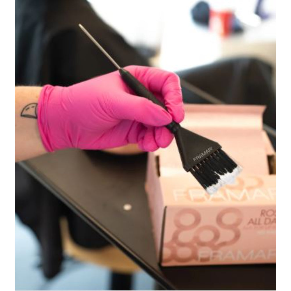 Framar - Pink Paws Nitrile Gloves - 100 count