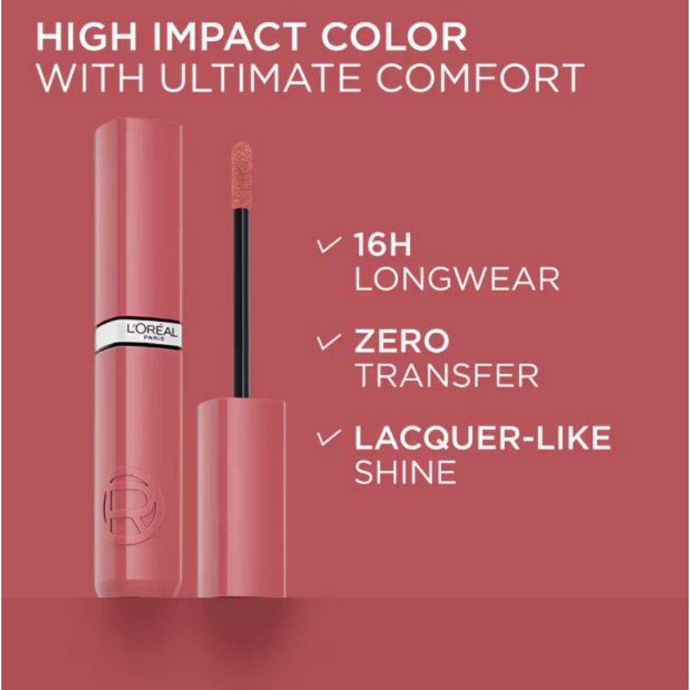 L'Oreal Paris Infallible Laque Resistance Liquid Lipstick, 16H Lacquer Shine 4 ml