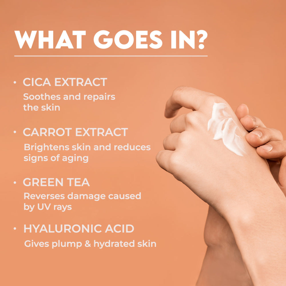 Jovees Sun Aqua Gel SPF 50 PA+++ | Lightweight, Gel Texture | 1% Hyaluronic Acid | Non-Greasy, No White Cast | Perfect for Oily & Combination Skin