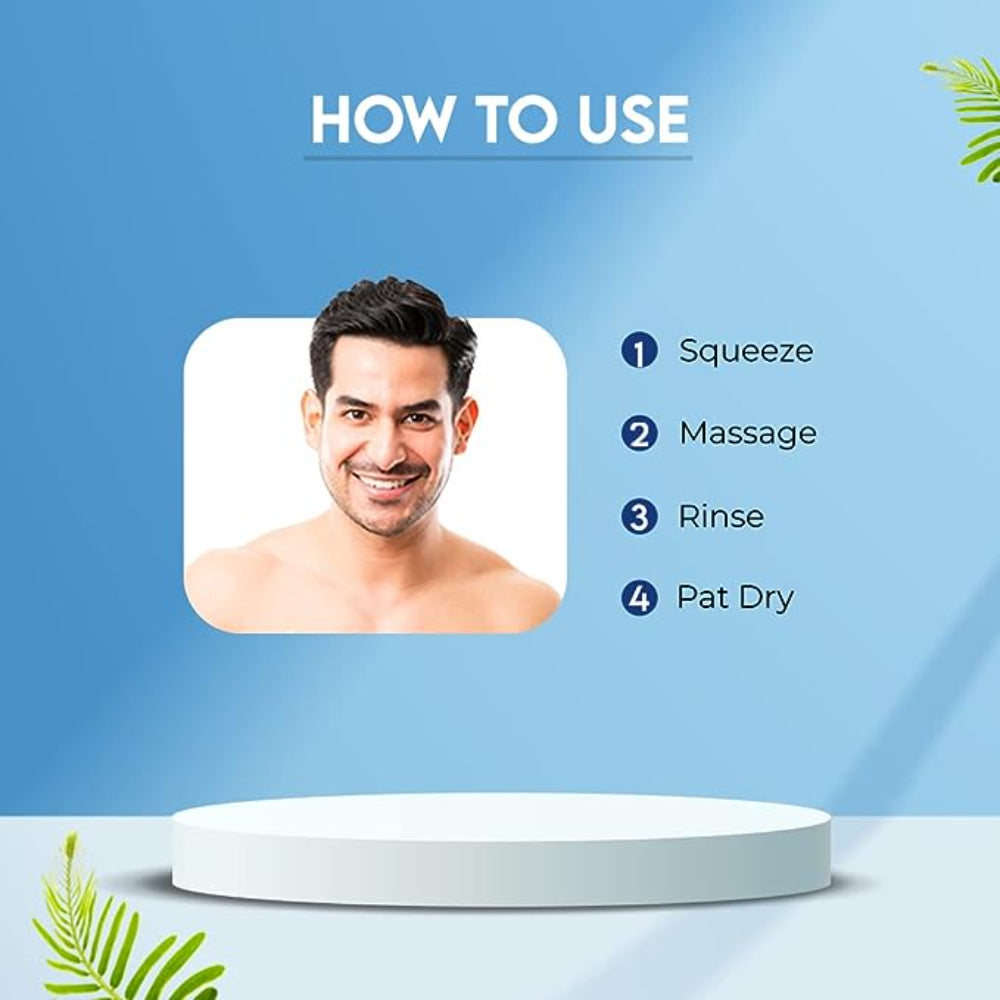 Jovees Men's Essential Advanced 4 in 1 Moisturizing Face Wash 100 ML