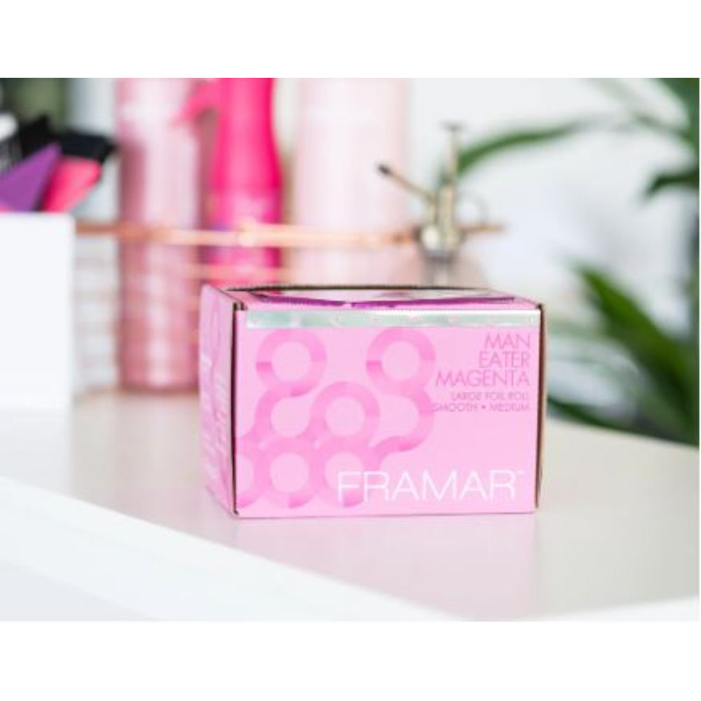 Framar - Man Eater Magenta - Smooth Roll Medium 1600 ft - choose your own length