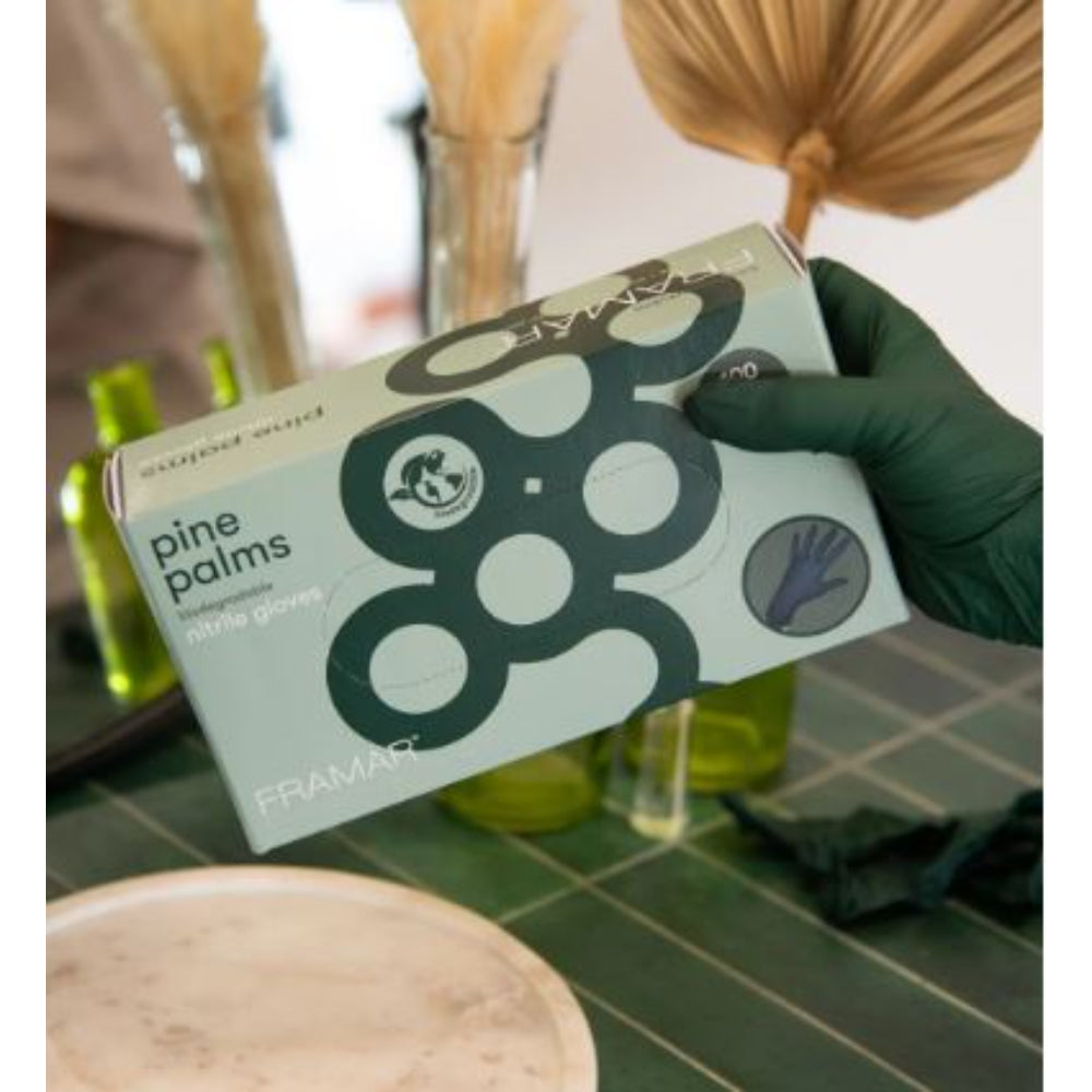 Framar - Pine Palms Biodegradable Nitrile Gloves - 100 count