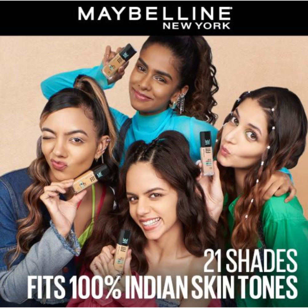 Maybelline New York Fit Me Matte+Poreless 16H Oil Control Foundation With SPF 22 PA++ (30ml)