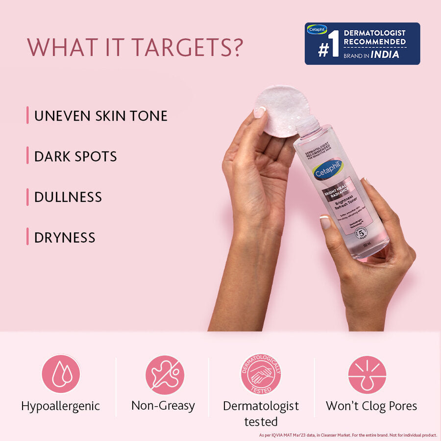 Cetaphil Brightness Refresh Toner – Radiant & Even Skin