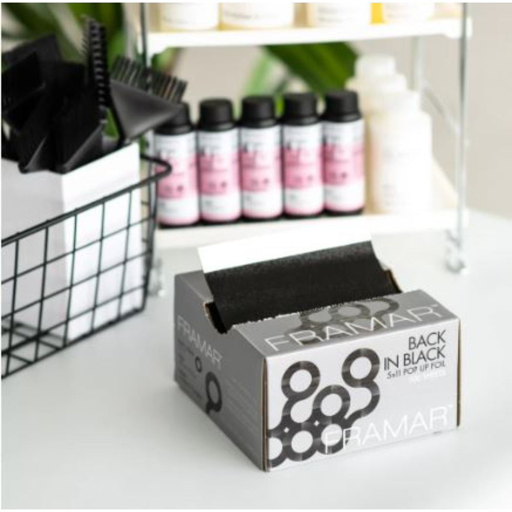 Framar - Black - Pop Up 500 sheets - 5x11" - pre-cut