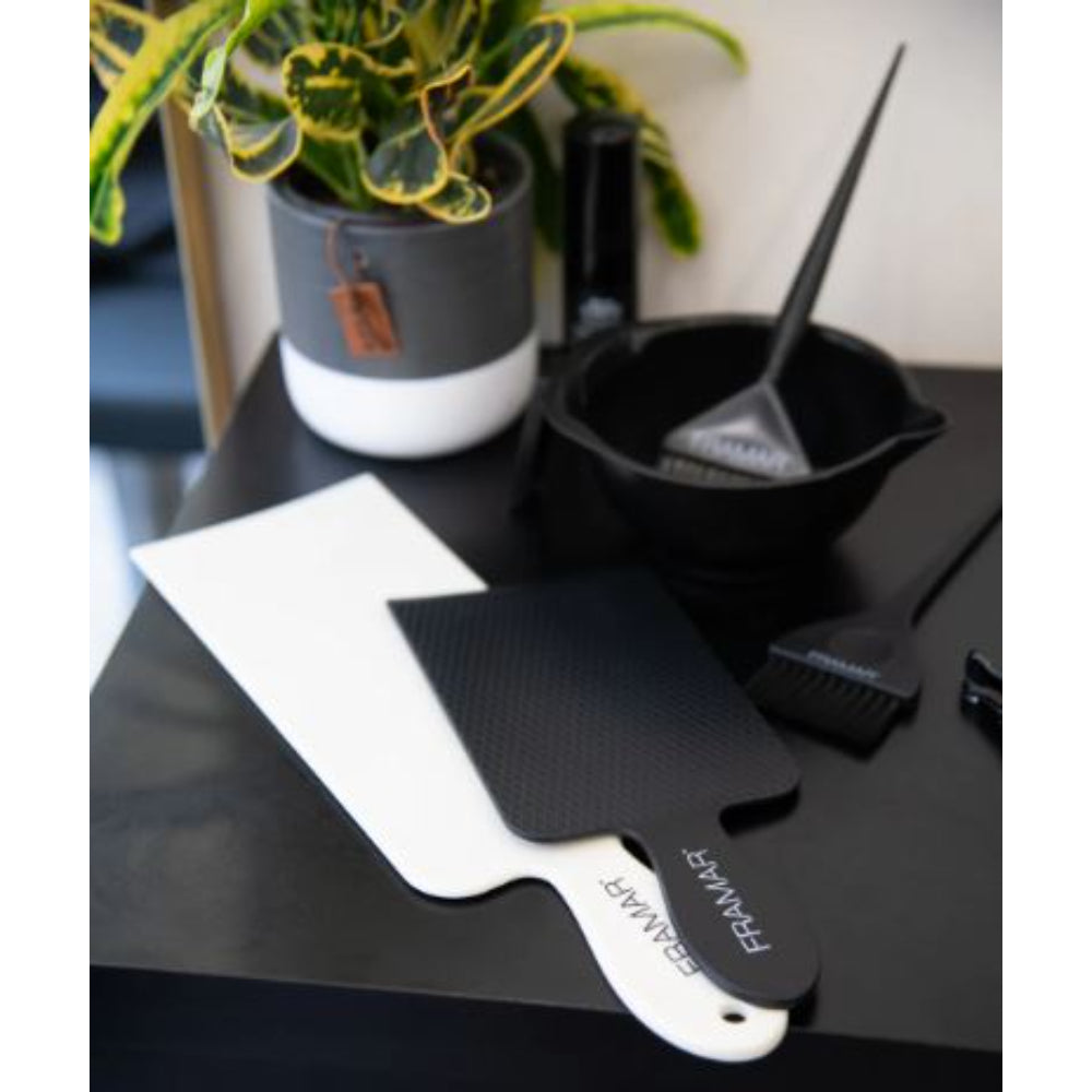 Framar - Black and Cream Checked Out - Paddle Pack of 2