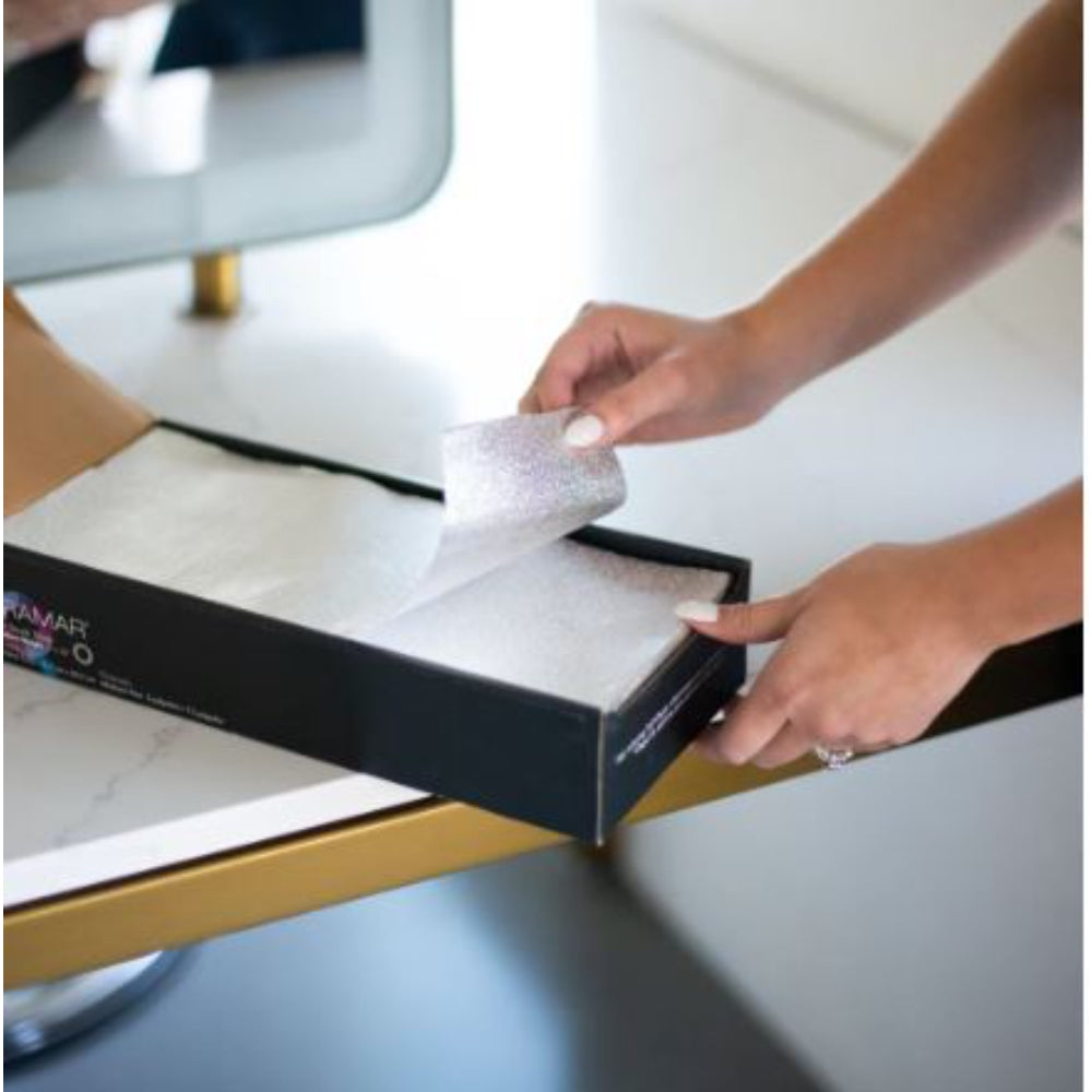 Framar - Star Struck Silver 500 Embossed Medium sheets - 5x12" - pre-cut