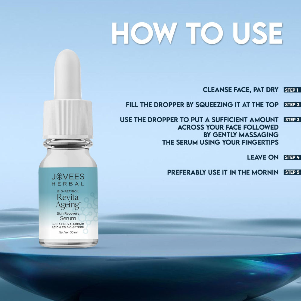 Jovees Bio-Retinol Revita Ageing Face Serum With Hyaluronic Acid