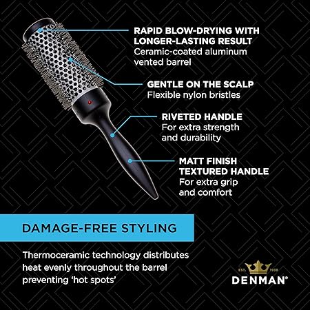 Denman Medium Hot Curl D 75 - 38mm