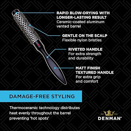 Denman Extra Small Hot Curl, D 70 - 16m