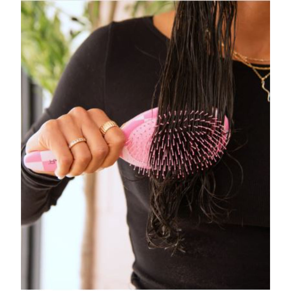 Framar - Checked Out Pink - Detangle Brush